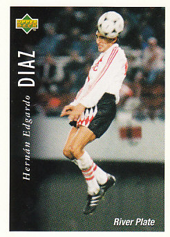 Hernan Edgardo Diaz River Plate 1995 Upper Deck Futbol Argentina #54